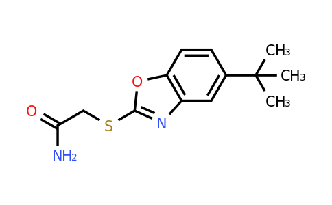 2-((5-(Tert-butyl)benzo[d]oxazol-2-yl)thio)acetamide