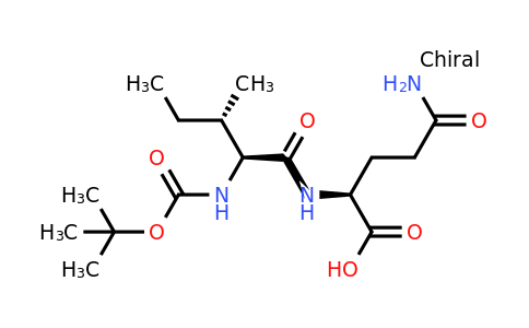 (Tert-butoxycarbonyl)-L-isoleucyl-L-glutamine