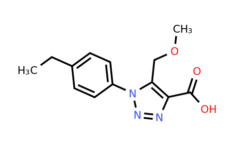 1049129-25-0 | 1-(4-Ethylphenyl)-5-(methoxymethyl)-1H-1,2,3-triazole-4-carboxylic acid