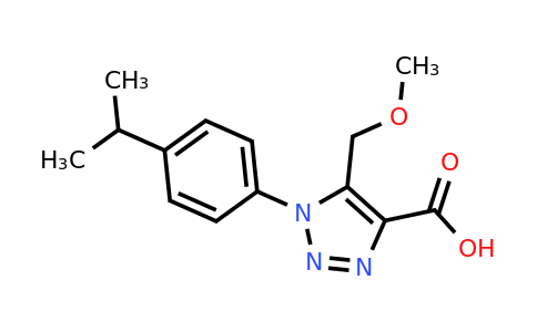 1049129-43-2 | 1-(4-Isopropylphenyl)-5-(methoxymethyl)-1H-1,2,3-triazole-4-carboxylic acid
