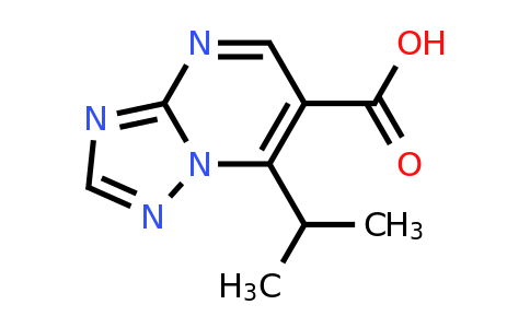1049605-05-1 | 7-(Propan-2-yl)-[1,2,4]triazolo[1,5-a]pyrimidine-6-carboxylic acid