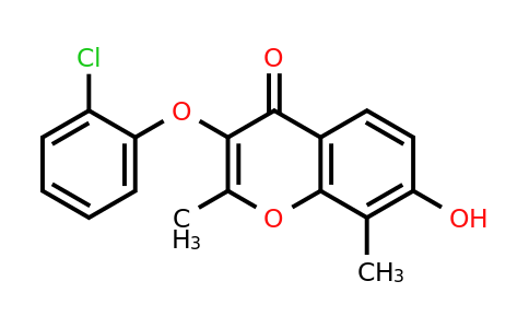 1049606-62-3 | 3-(2-Chlorophenoxy)-7-hydroxy-2,8-dimethyl-4h-chromen-4-one
