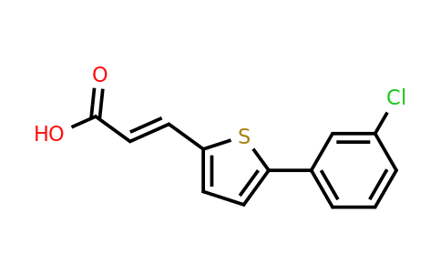 1049607-01-3 | 3-(5-(3-Chlorophenyl)thiophen-2-yl)acrylic acid