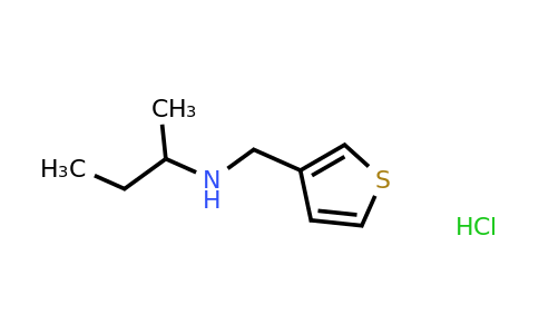 1049713-37-2 | N-(thiophen-3-ylmethyl)butan-2-amine hydrochloride