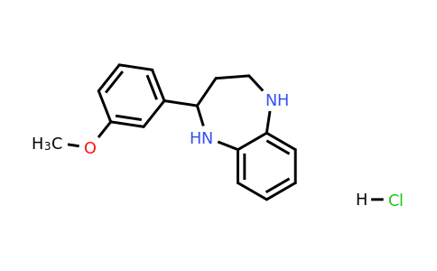 1049729-44-3 | 2-(3-Methoxyphenyl)-2,3,4,5-tetrahydro-1h-1,5-benzodiazepine hydrochloride