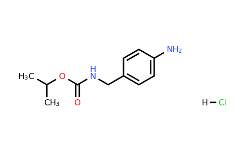 1049732-05-9 | Propan-2-yl N-[(4-aminophenyl)methyl]carbamate hydrochloride