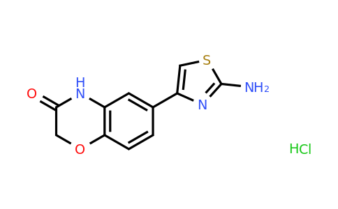 1049742-69-9 | 6-(2-Amino-1,3-thiazol-4-yl)-2H-1,4-benzoxazin-3(4H)-one hydrochloride