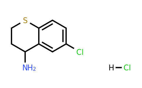 1049751-84-9 | 6-Chlorothiochroman-4-amine hydrochloride