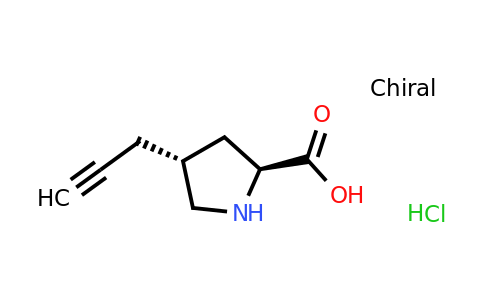 1049755-32-9 | (2S,4R)-4-(prop-2-yn-1-yl)pyrrolidine-2-carboxylic acid hydrochloride