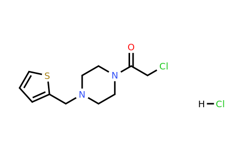 1049766-99-5 | 2-Chloro-1-[4-(thiophen-2-ylmethyl)piperazin-1-yl]ethan-1-one hydrochloride