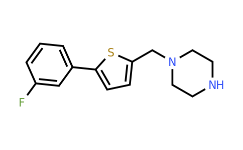 1049872-87-8 | 1-{[5-(3-fluorophenyl)thiophen-2-yl]methyl}piperazine