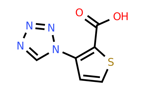 1049874-37-4 | 3-(1h-1,2,3,4-Tetrazol-1-yl)thiophene-2-carboxylic acid