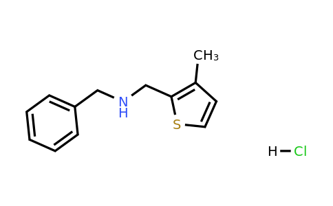 1050420-44-4 | Benzyl[(3-methylthiophen-2-yl)methyl]amine hydrochloride