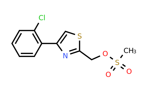 1050507-05-5 | (4-(2-chlorophenyl)thiazol-2-yl)methyl (methanesulfonate)