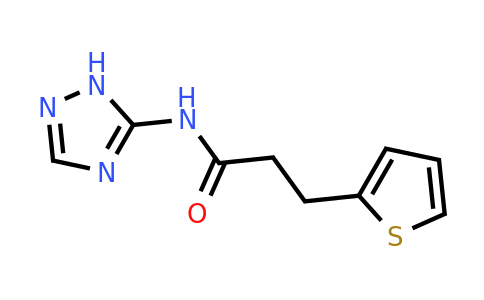 1050813-59-6 | 3-(Thiophen-2-yl)-N-(1h-1,2,4-triazol-5-yl)propanamide