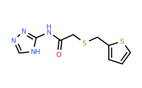1050837-53-0 | 2-((Thiophen-2-ylmethyl)thio)-N-(4h-1,2,4-triazol-3-yl)acetamide