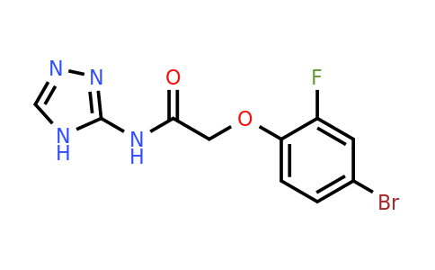 2-(4-Bromo-2-fluorophenoxy)-N-(4h-1,2,4-triazol-3-yl)acetamide