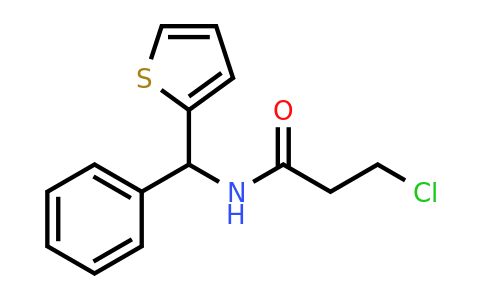 1050883-84-5 | 3-Chloro-n-[phenyl(thiophen-2-yl)methyl]propanamide