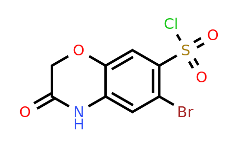 1050884-93-9 | 6-Bromo-3-oxo-3,4-dihydro-2h-1,4-benzoxazine-7-sulfonyl chloride