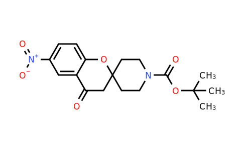 1051383-05-1 | Tert-butyl 6-nitro-4-oxospiro[chromane-2,4'-piperidine]-1'-carboxylate
