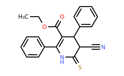 105199-50-6 | Ethyl 5-cyano-2,4-diphenyl-6-thioxo-1,4,5,6-tetrahydropyridine-3-carboxylate