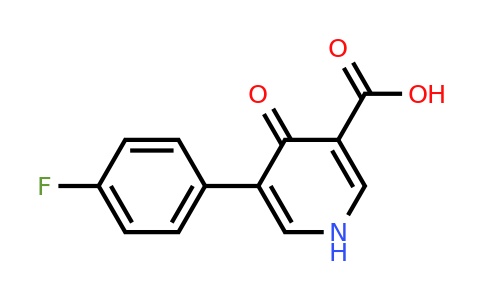 5-(4-Fluorophenyl)-4-oxo-1,4-dihydropyridine-3-carboxylic acid