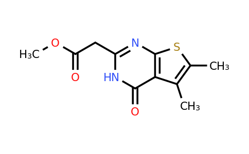 105219-75-8 | Methyl 2-{5,6-dimethyl-4-oxo-3h,4h-thieno[2,3-d]pyrimidin-2-yl}acetate