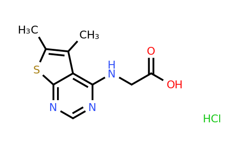 1052405-52-3 | (5,6-Dimethylthieno[2,3-d]pyrimidin-4-yl)glycine hydrochloride