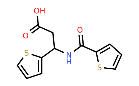 1052432-82-2 | 3-(Thiophen-2-yl)-3-(thiophene-2-carboxamido)propanoic acid