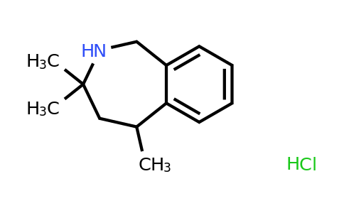 1052525-07-1 | 3,3,5-Trimethyl-2,3,4,5-tetrahydro-1H-benzo[c]azepine hydrochloride