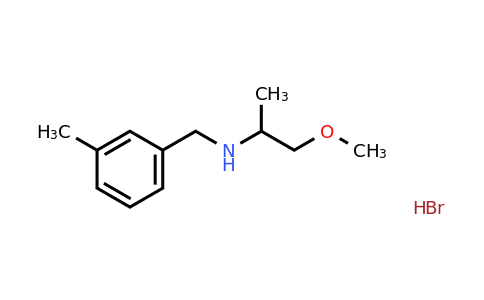 1052529-83-5 | 1-Methoxy-N-(3-methylbenzyl)propan-2-amine hydrobromide