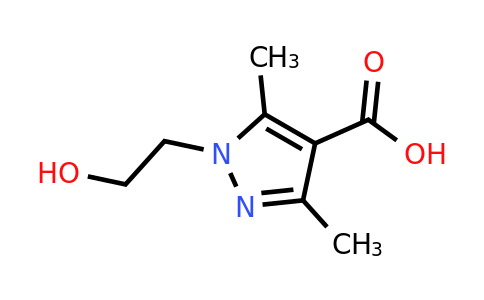 1052561-82-6 | 1-(2-Hydroxyethyl)-3,5-dimethyl-1h-pyrazole-4-carboxylic acid
