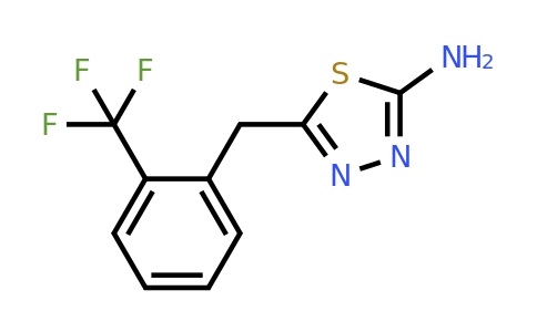 1052694-84-4 | 5-[[2-(Trifluoromethyl)phenyl]methyl]-1,3,4-thiadiazol-2-amine
