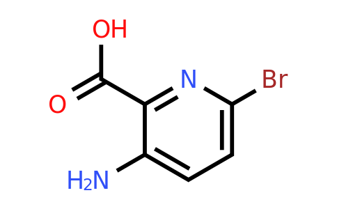 1052708-46-9 | 3-Amino-6-bromopicolinic acid