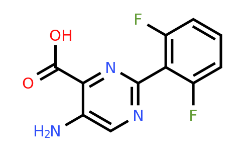 1052714-32-5 | 5-Amino-2-(2,6-difluorophenyl)pyrimidine-4-carboxylic acid