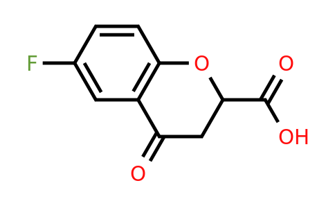 105300-40-1 | 6-Fluoro-4-oxo-3,4-dihydro-2h-1-benzopyran-2-carboxylic acid
