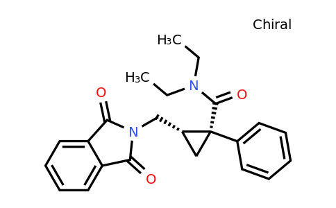 105310-75-6 | cis-2-((1,3-Dioxoisoindolin-2-yl)methyl)-N,N-diethyl-1-phenylcyclopropanecarboxamide