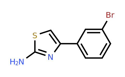 105512-81-0 | 4-(3-Bromo-phenyl)-thiazol-2-ylamine