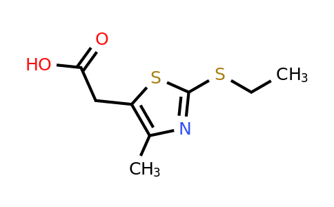 105523-29-3 | 2-(2-(Ethylthio)-4-methylthiazol-5-yl)acetic acid