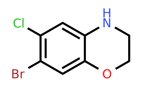 105679-33-2 | 7-Bromo-6-chloro-3,4-dihydro-2H-benzo[b][1,4]oxazine