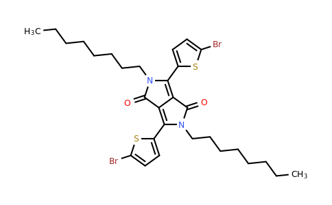 1057401-13-4 | 3,6-Bis(5-bromothiophen-2-yl)-2,5-dioctylpyrrolo[3,4-c]pyrrole-1,4(2H,5H)-dione