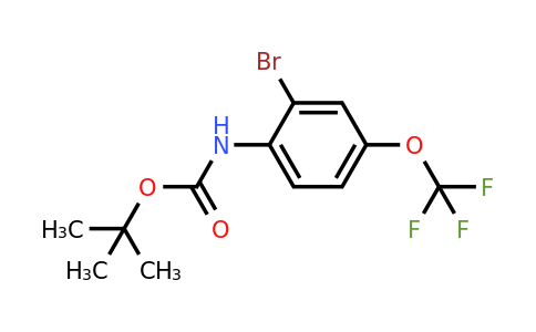 1057720-35-0 | tert-Butyl (2-bromo-4-(trifluoromethoxy)phenyl)carbamate