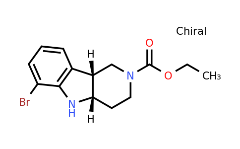 1059630-08-8 | (4aS,9bR)-Ethyl 6-bromo-3,4,4a,5-tetrahydro-1H-pyrido[4,3-b]indole-2(9bH)-carboxylate