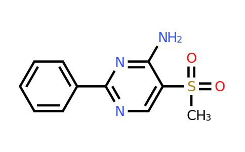106073-41-0 | 5-(Methylsulfonyl)-2-phenylpyrimidin-4-amine