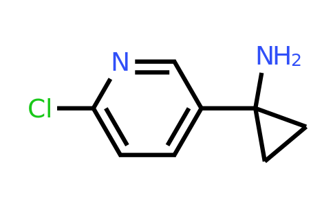 1-(6-Chloropyridin-3-yl)cyclopropan-1-amine