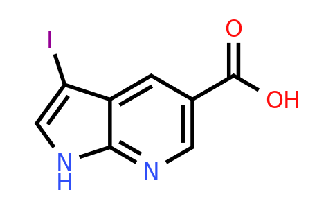 1060816-80-9 | 3-Iodo-1H-pyrrolo[2,3-b]pyridine-5-carboxylic acid