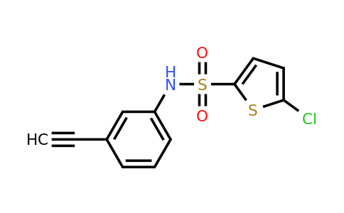 1061371-88-7 | 5-Chloro-n-(3-ethynylphenyl)thiophene-2-sulfonamide
