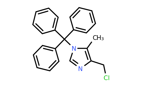 106147-85-7 | 4-(Chloromethyl)-5-methyl-1-trityl-1H-imidazole