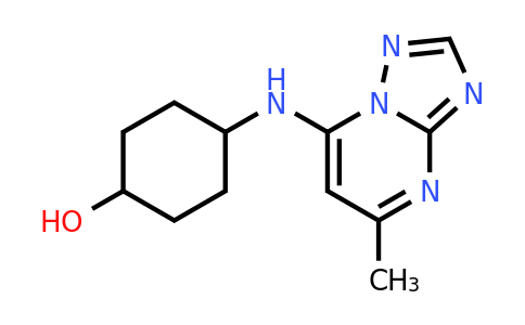 1062269-68-4 | 4-((5-Methyl-[1,2,4]triazolo[1,5-a]pyrimidin-7-yl)amino)cyclohexan-1-ol