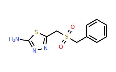 106307-38-4 | 5-((Benzylsulfonyl)methyl)-1,3,4-thiadiazol-2-amine